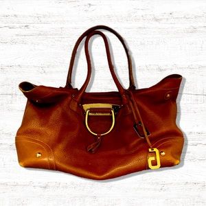 Dolce and Gabbana large brown leather Ladies tote.